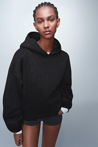 Bershka Simli kapüşonlu sweatshirt