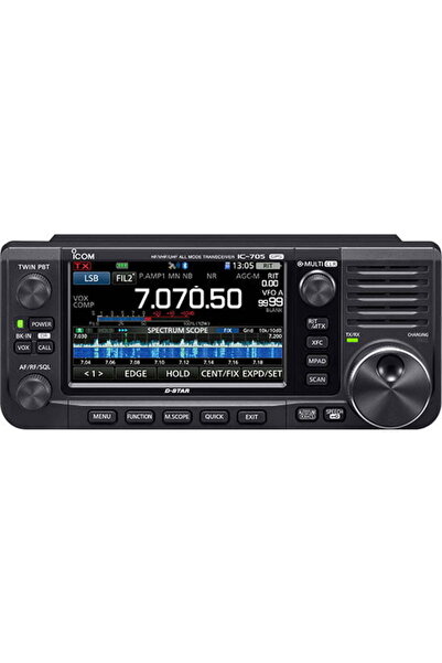 Icom IC-705 Transmițător portabil QRP KW / 50MHz / 2m / 70cm cu D-Star, GPS, etc,