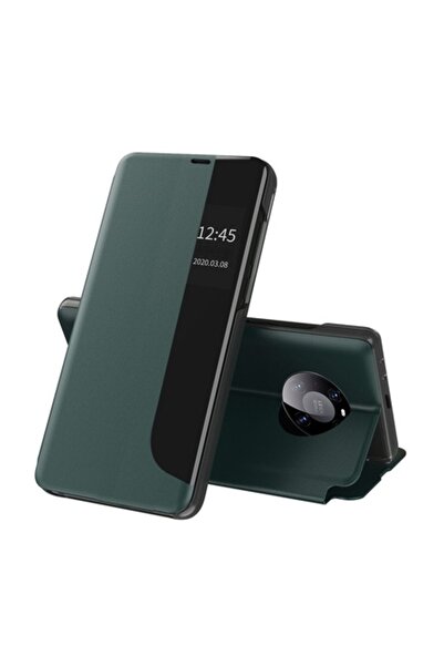 Techsuit Husă pentru Huawei Mate 40 Pro - Seria eFold - Verde închis