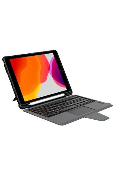 OEM Έξυπνη θήκη πληκτρολογίου για iPad 10.2 (2019/2020/2021) - Μαύρη