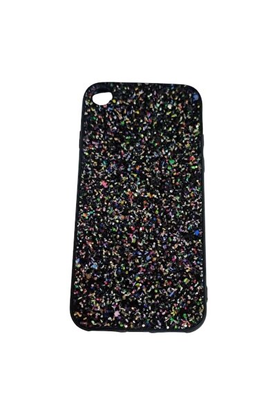 SOHO Προστατευτική θήκη για Apple iPhone 7 Glitter TPU μαύρη
