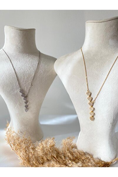 stainless steell قلادة على شكل قلب من الفولاذ موديل Y