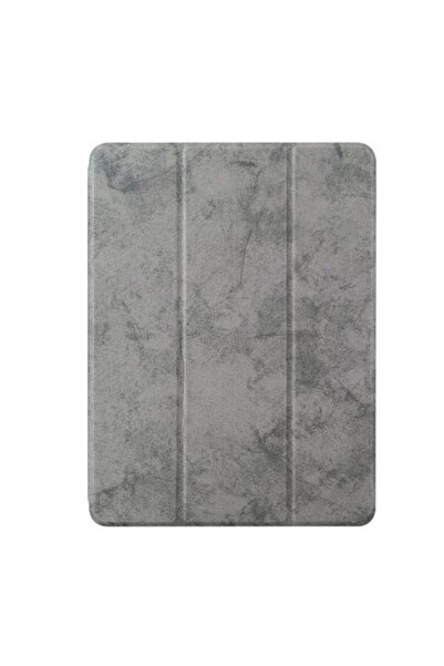 OEM Θήκη από δέρμα PU σε στιλ βιβλίου για iPad 2017/2018 9,7" - Γκρι με θήκη ...