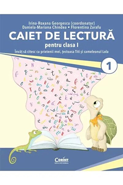 Corint Caiet de lectură pentru clasa I. Învăț să citesc cu prietenii mei, bro...