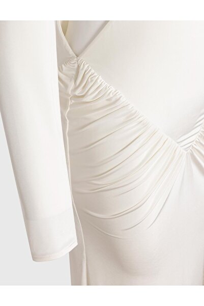 İLVİ Marten Ecru Women's Dress