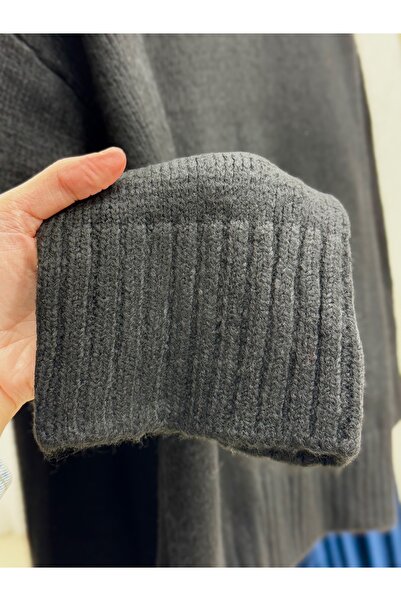 BENAHOLL Πλεκτό πουλόβερ Ferera κοτλέ με μαύρο χρώμα-Zİ6213