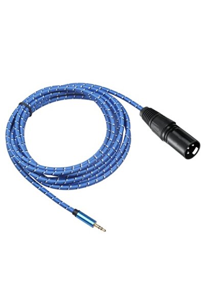 OEM Cablu prelungitor audio XLR cu 3 pini mascul la jack stereo de 3,5 mm, te...