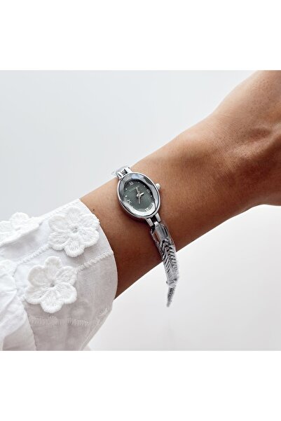 Boise Atelier Aren Grey-Green Watch | Saat