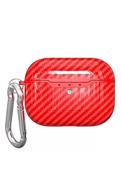 SOFAL High-quality red carbon protective case with safety carabiner