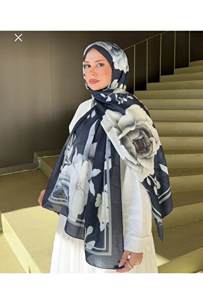 MODA Mineleşarp Autumn Color Tones Soft Pattern Transition Cotton Shawl