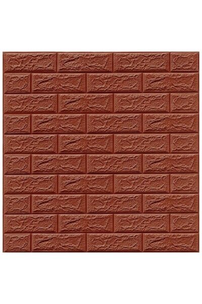 GOLD MARKET Set de 10 panouri de tapet 3D autoadezive, imitație de cărămidă, impermeabile, 35x38 cm, rugină