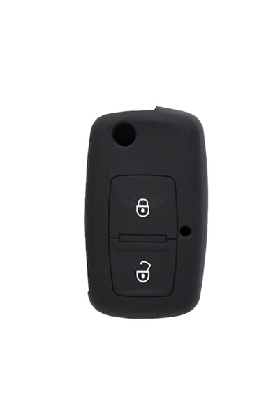 Bibilel Carcasă cheie auto Techsuit pentru modelele VW/Skoda/Seat, X1604, Negru