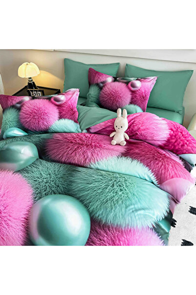 CHIRASO CHIRASO Bedding, 5D, Finet, ELASTIC Sheet 180x200+30cm, Duvet Cover, 4 Pillowcases