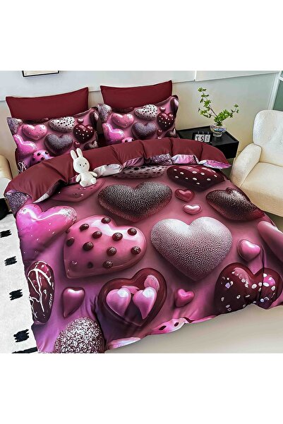 CHIRASO CHIRASO Bedding, 5D, Finet, ELASTIC Sheet 180x200+30cm, Duvet Cover, 4 Pillowcases