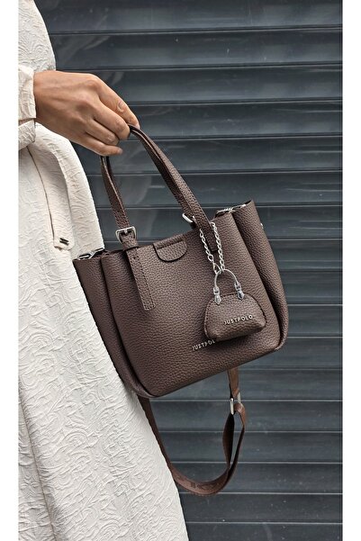 Just Polo Women's New Season 3 Compartment Soft Leather Adjustable Cross Strap Shoulder Bag