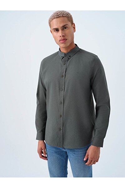 Loft Чоловіча сорочка з довгими рукавами Lf2037403 KHAKI