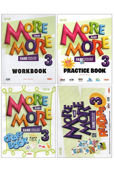 Kurmay Yayınları Kurmay Elt More and More 3.Sınıf Practice Book+Work Book +Cr...