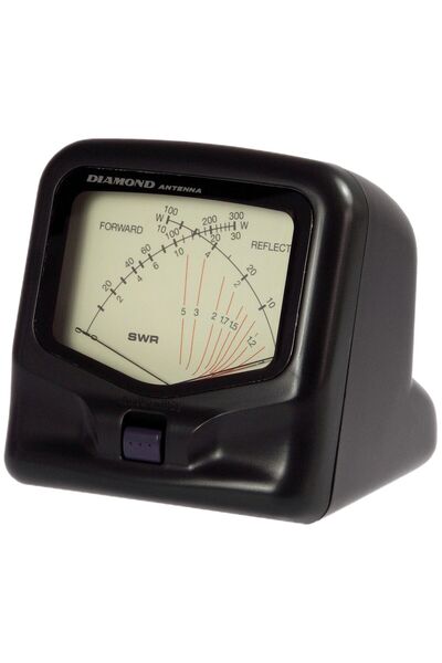 Diamond Antenna Instrument Diamond SX-40C pentru măsurare SWR și putere RF, 144–470 MHz, 300W max
