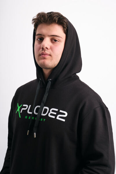 WE AND ME Oversize Wide Fit Printed Hooded Men's Sweatshirt