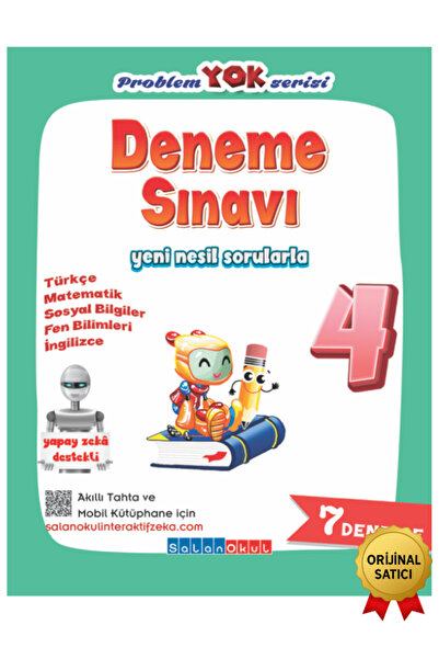 SO SALANOKUL SALAN OKUL RESMİ VE ORİJİNAL SATICI 4. SINIF TÜM DERSLER DENEME ...
