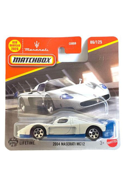 HOT WHEELS Matchbox - 2004 Maserati MC12 - Beyaz (1/64) 2025 Case