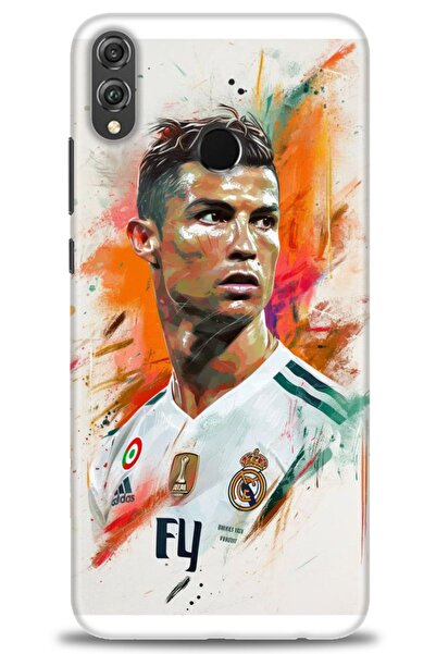 Rulet Aksesuar غطاء متوافق مع هاتف Huawei Honor 8X HD مطبوع - غطاء سيليكون مص...