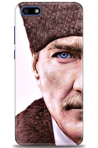 Rulet Aksesuar غطاء متوافق مع هاتف هواوي Y5 2018 HD مطبوع - غطاء سيليكون مصمم...