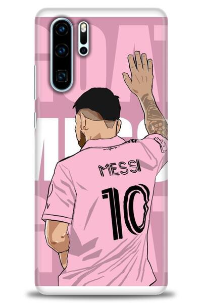 Rulet Aksesuar غطاء متوافق مع هاتف هواوي P30 Pro HD مطبوع - غطاء سيليكون بتصم...