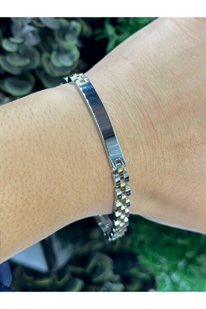 NikaŞ جودة لا تُضاهى! سوار رجالي أصلي من الفولاذ المقاوم للصدأ 316L مضاد للحس...