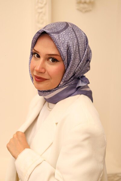 Silk Home Silkhome Shiny Eflatun, Gümüş Işıltılı Eşarp IST 75002 - 23