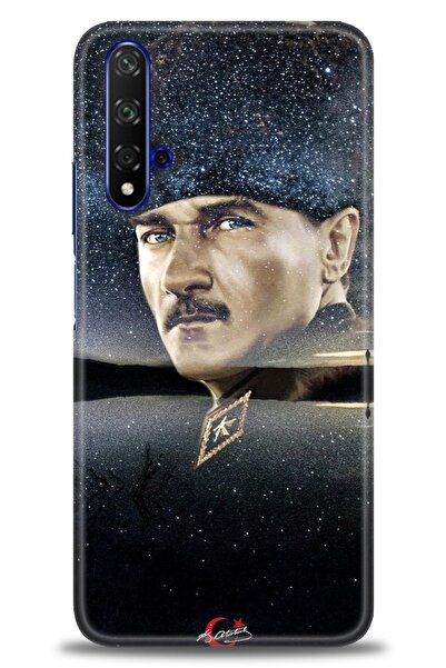 Rulet Aksesuar غطاء متوافق مع هاتف هواوي هونر مطبوع HD - غطاء سيليكون مصمم - 24