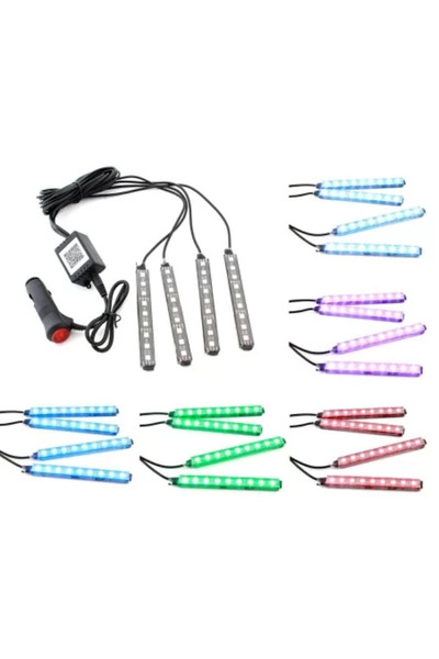 Avex LED svetlá pod auto - RGB pre vnútorné alebo vonkajšie použitie s Blueto...