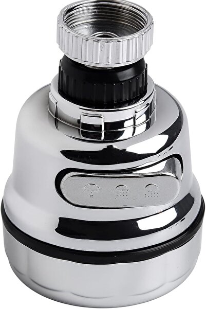 STOREMAX 360° Dönebilen 3 Kademeli Tasarruflu Musluk Başlığı – Mutfak, ve Lavabo için Su Tasarrufu Sağlayan K