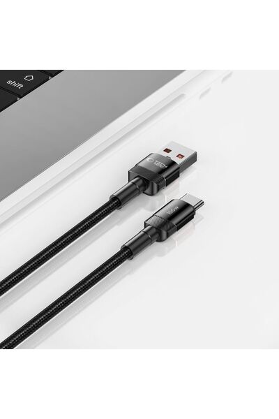 Other Kabel przewód USB-C - USB-A 100W 5A 0.5m - czarny