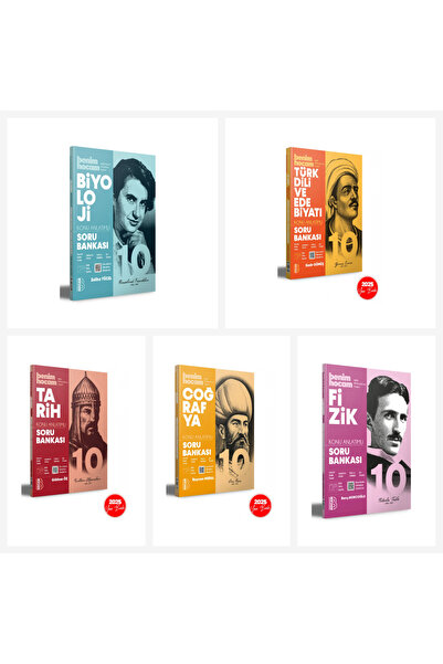 Bi bigelio Benim Hocam 10. Sınıf Tüm Dersler Konu Anlatımlı Soru Bankası Seti 5 Kitap Benim Hocam Yayınları