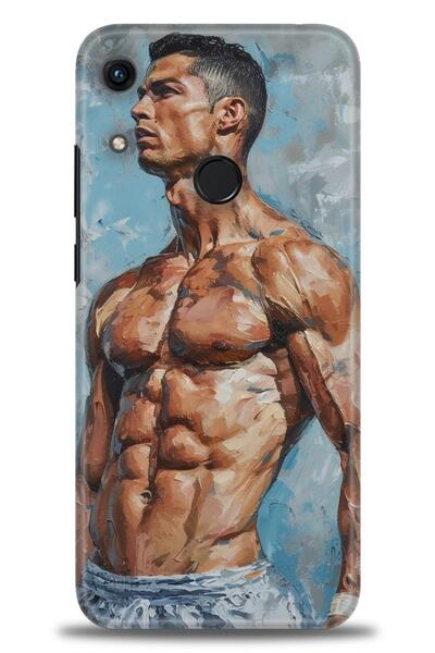 Rulet Aksesuar غطاء متوافق مع هاتف هواوي هونر 8A HD مطبوع - غطاء سيليكون بتصم...