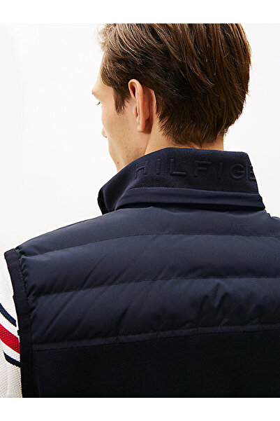 Tommy Hilfiger Men's Mix Media Vest Waistcoat