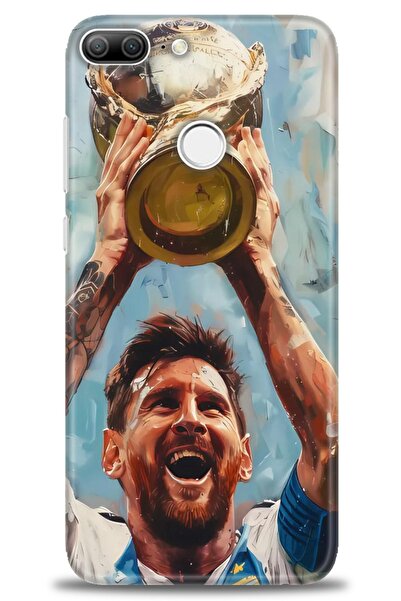 Rulet Aksesuar غطاء متوافق مع هاتف هواوي هونر 9 لايت HD مطبوع - غطاء سيليكون ...