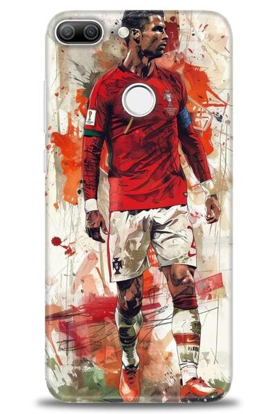 Rulet Aksesuar غطاء متوافق مع هاتف هواوي هونر 9 لايت HD مطبوع - غطاء سيليكون ...