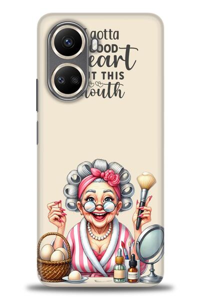 Rulet Aksesuar غطاء متوافق مع هاتف هواوي نوفا 10 SE HD مطبوع - غطاء سيليكون ب...