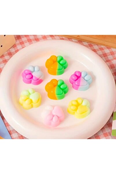 STOREMAX Adet Sevimli Mini Sukuşi Kedi Patisi Oyuncaklar, Mochi Squishy Yumuş...