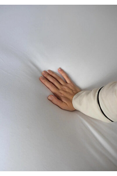 Navessa Home Collection White Fitted Sheet - Cotton, Single, Double Size |   No Ironing Required - Suitable for Home, Dorm, Hotels