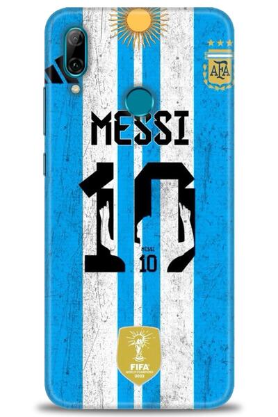 Rulet Aksesuar حافظة متوافقة مع هاتف هواوي بي سمارت 2019 HD مطبوع + واقي شاشة...