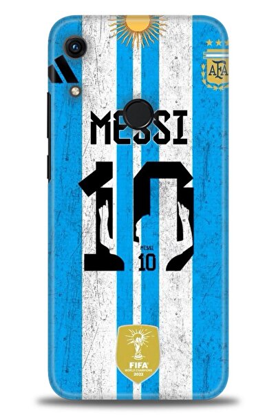 Rulet Aksesuar غطاء متوافق مع هاتف هواوي هونر 8A HD مطبوع - غطاء سيليكون بتصم...