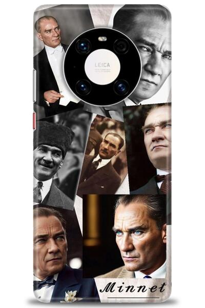 Rulet Aksesuar غطاء متوافق مع هاتف هواوي ميت 40 برو HD مطبوع - غطاء سيليكون م...