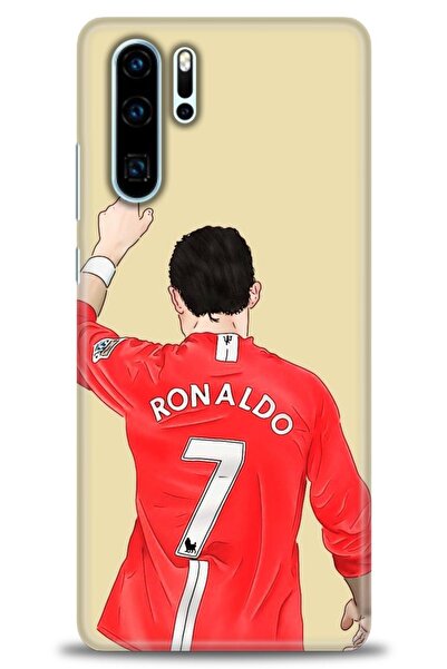 Rulet Aksesuar غطاء متوافق مع هاتف هواوي P30 Pro HD مطبوع - غطاء سيليكون بتصم...