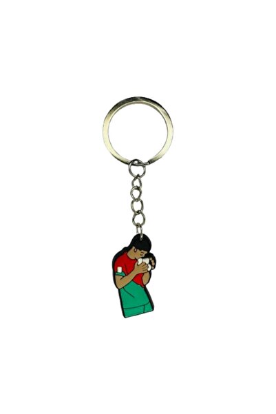 OEM Cristiano Ronaldo Keychain, CR7, GOAT, 9 cm, Multicolor