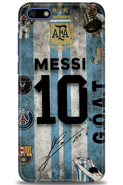 Rulet Aksesuar غطاء متوافق مع هاتف هواوي Y5 2018 HD مطبوع - غطاء سيليكون مصمم...