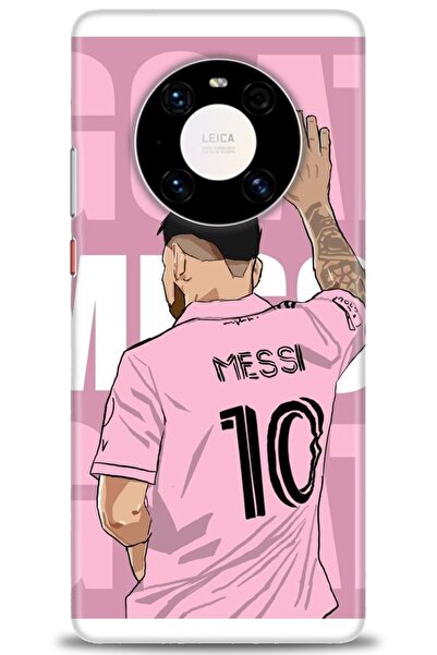 Rulet Aksesuar غطاء متوافق مع هاتف هواوي ميت 40 برو HD مطبوع - غطاء سيليكون م...