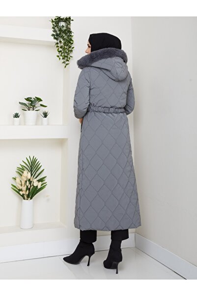 KMKkombin KADIN İNCE DOLGULU UZUN NOVA KUMAŞ ÇIT ÇITLI MONT KABAN 1174